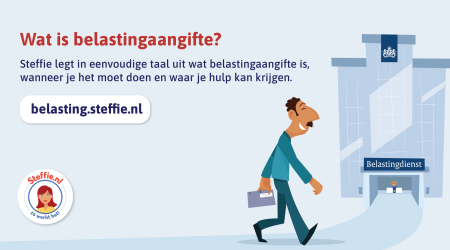 Steffie verwijst naar website voor uitleg aangitfte belastingen