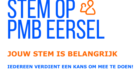 Oproep stem op PMB Eersel ivm Rabo ClubSupport