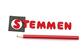 Stemmen met rood potlood