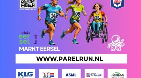 Poster met informatie over de Parelrun 2025