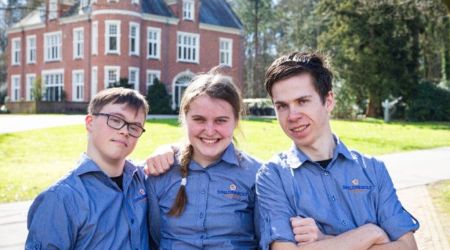 Enkele studenten van Parc Spelderholt