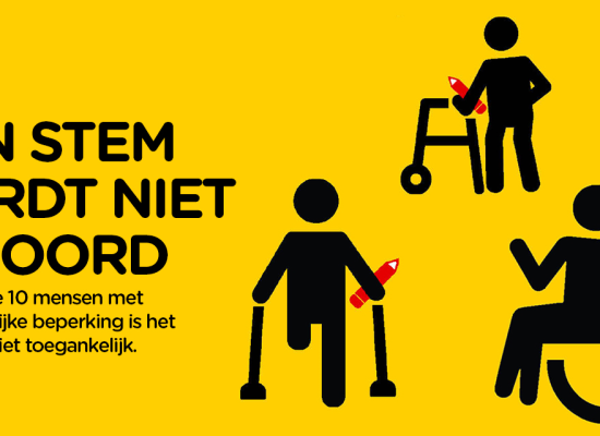 Campagne over toegankelijke stembureaus