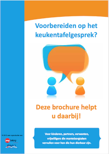 Voorblad brochure Voorbereiden op het keukentafelgesprek