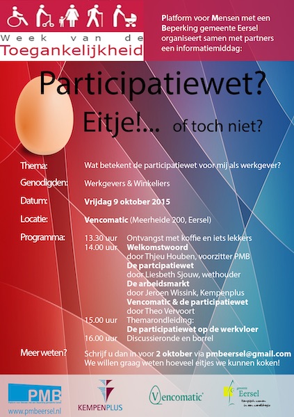 Flyer Week van de Toegankelijkheid 2015