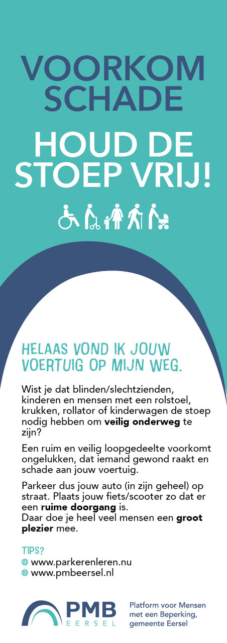 Flyer Houd de stoep vrij