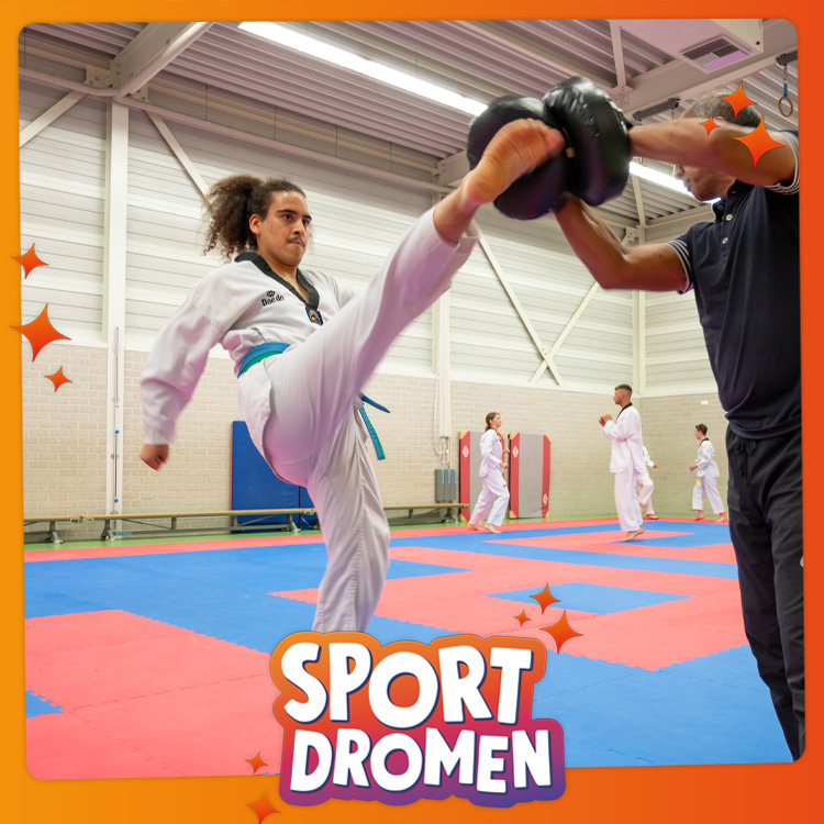 Persoon heeft een judo training