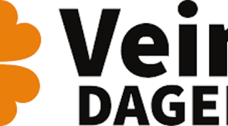 Logo Veine Dagen oranje klavertje vier