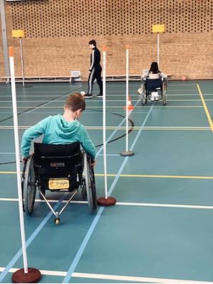 Rolstoel parcours