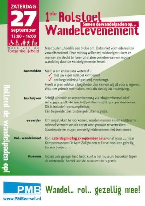 Flyer Week van de Toegankelijkheid 2014 achterzijde