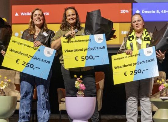 Drie genomineerde van beweegprojecten