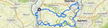Route van de Dutch Mountain Ride door Limburg, Nederland