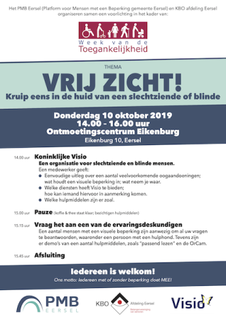 Flyer Week van de Toegankelijkheid 2019