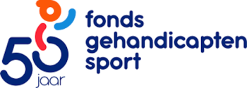 Logo Fonds Gehandicaptensport 50 jaar