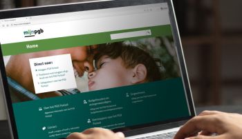 Schermafbeelding van PGB portaal