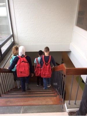 Workshop lopen met zware rugzak