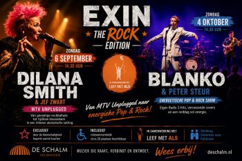Poster aankondiging Exin concert