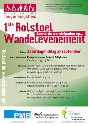 Flyer Week van de Toegankelijkheid 2014 voorzijde